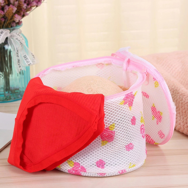 محفظه شستشو لباس زیر زنانه مدل Heart کد QJQ