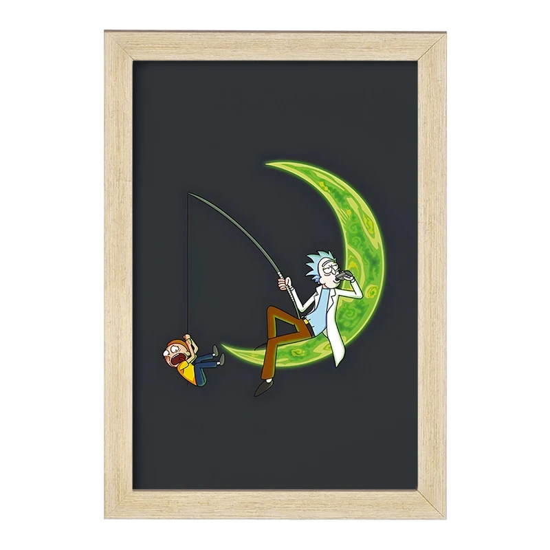 تابلو خندالو مدل ریک و مورتی (Rick and Morty) کد F5945