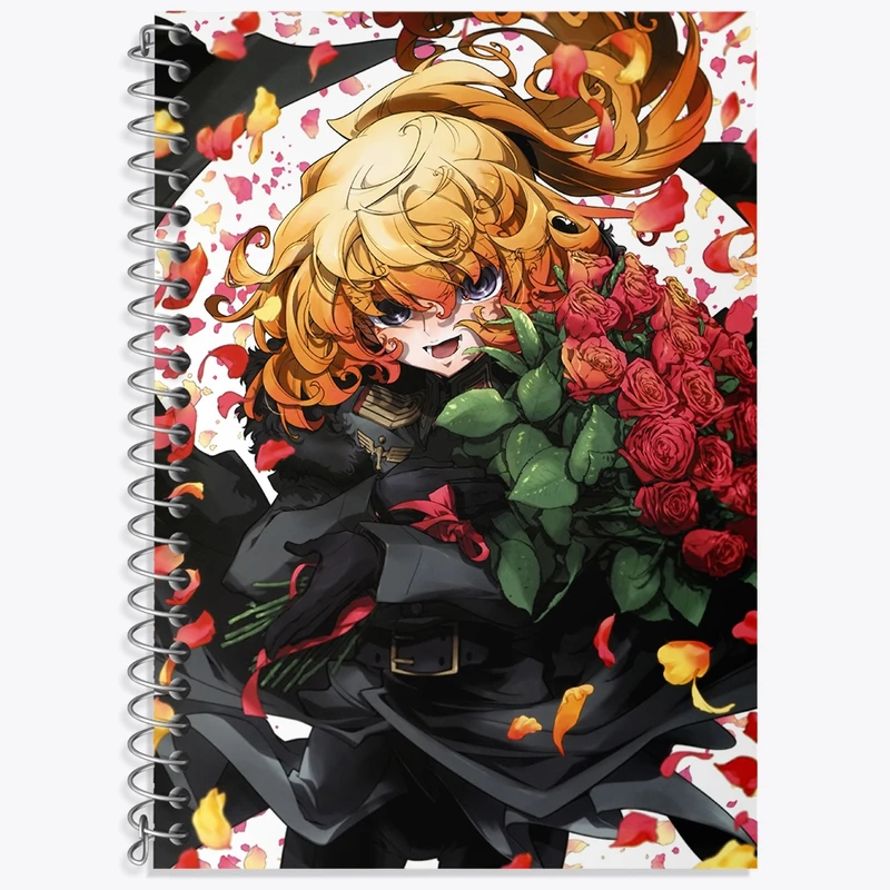 دفتر زبان 50 برگ خندالو مدل سه خط طرح تانیا انیمه یوجو سنکی کد 34645