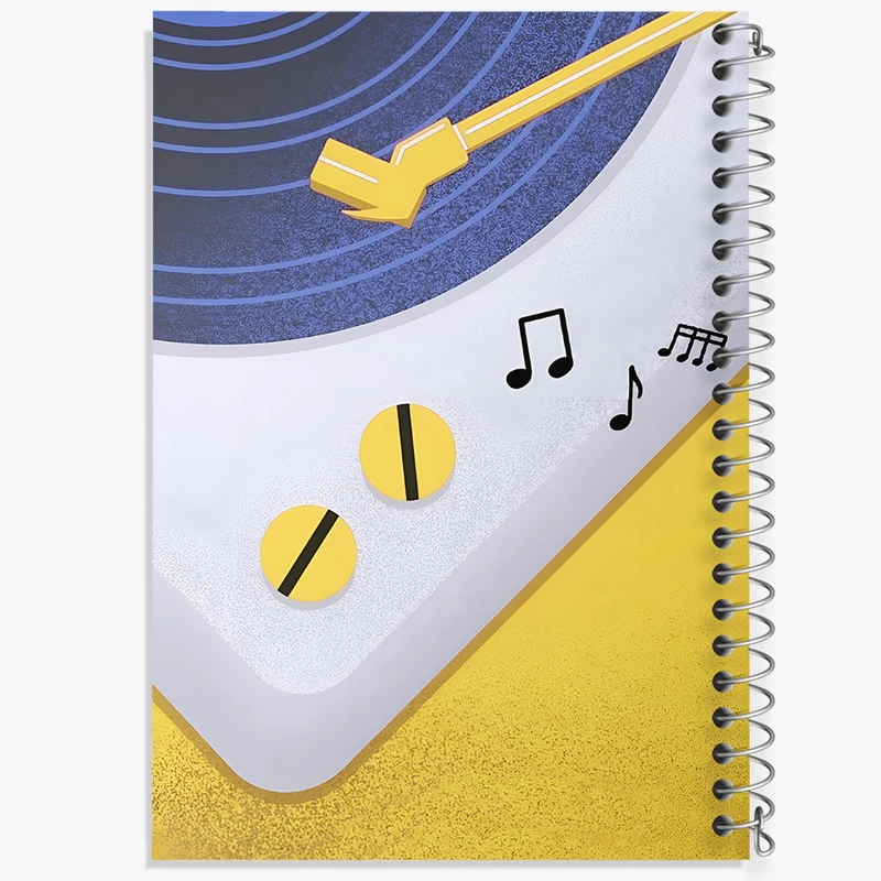 دفتر مشق 100 برگ خندالو طرح موزیک کد N5473