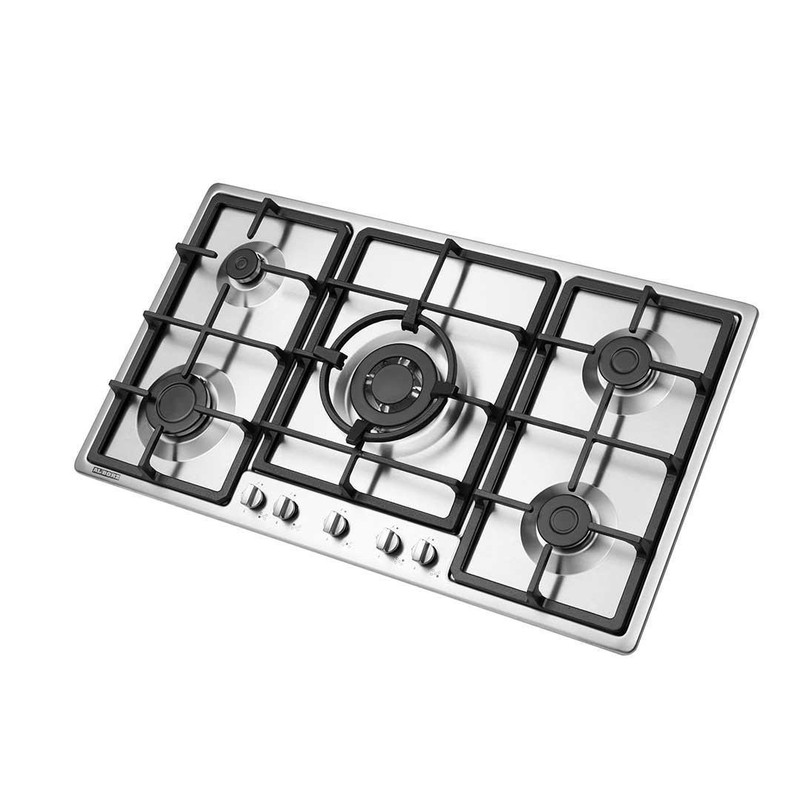 اجاق گاز صفحه‌ای پنج شعله استیل البرز مدل S5952