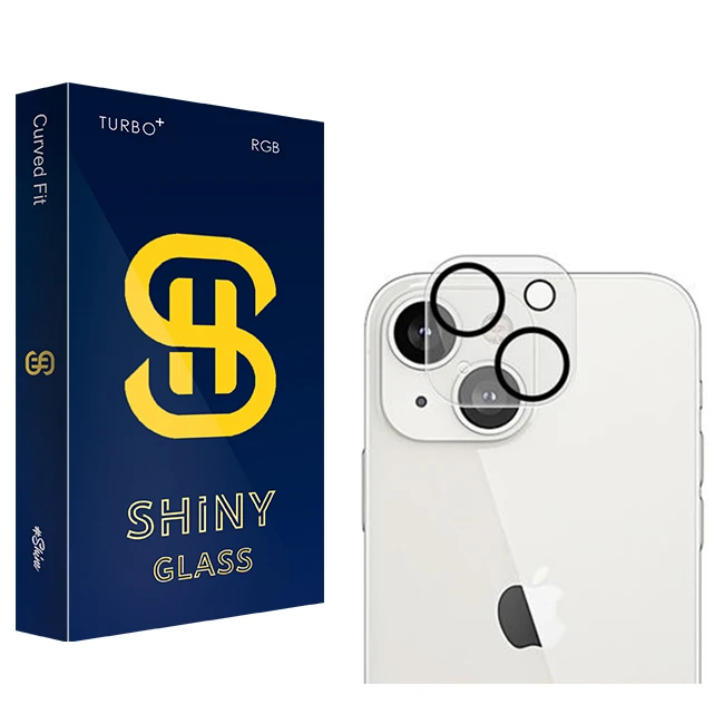 محافظ لنز دوربین شاینی مدل +TURBO مناسب برای گوشی موبایل اپل iPhone 13 Mini