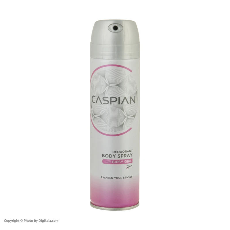عکس شماره 3 : اسپری بدن زنانه کاسپین مدل gipsy حجم 150 میلی لیتر