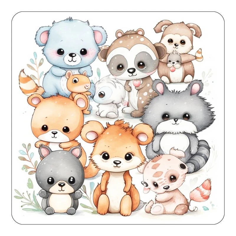 مگنت کاکتی طرح حیوانات کارتونی مدل mp28837