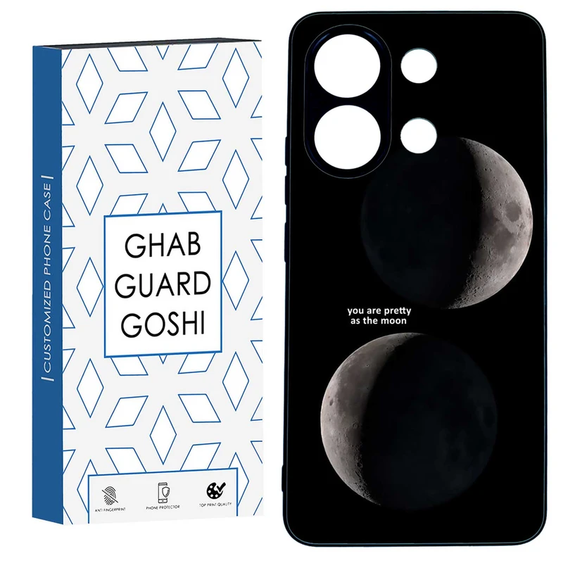 کاور قاب گارد گوشی طرح ماه کد TPU-078 مناسب برای گوشی موبایل شیائومی  REDMI NOTE 13 4G