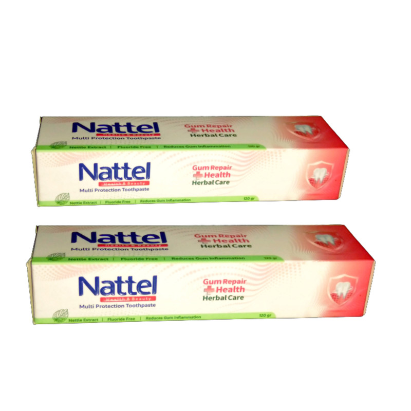 خمیر دندان ناتل مدل multi protection وزن 120 گرم بسته 2 عددی خمیر دندان ناتل مدل multi protection وزن 120 گرم بسته 2 عددی