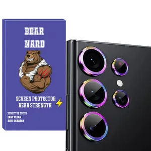 Bearnard Colorful Ring BR Camera Lens Protector For Samsung Galaxy S23 Ultra