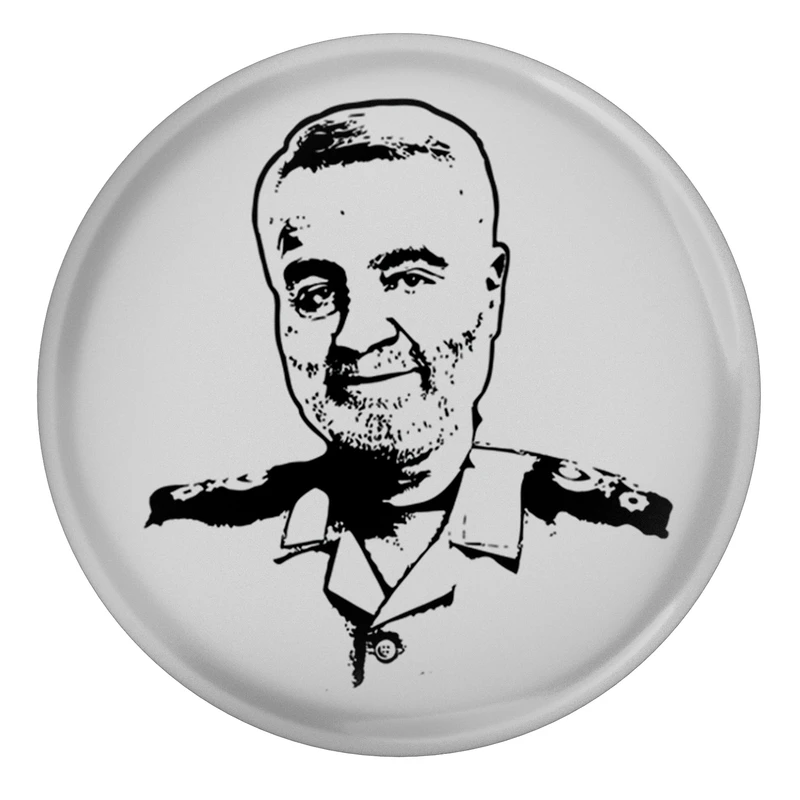 مگنت مدل S12509 طرح سردار شهید حاج قاسم سلیمانی