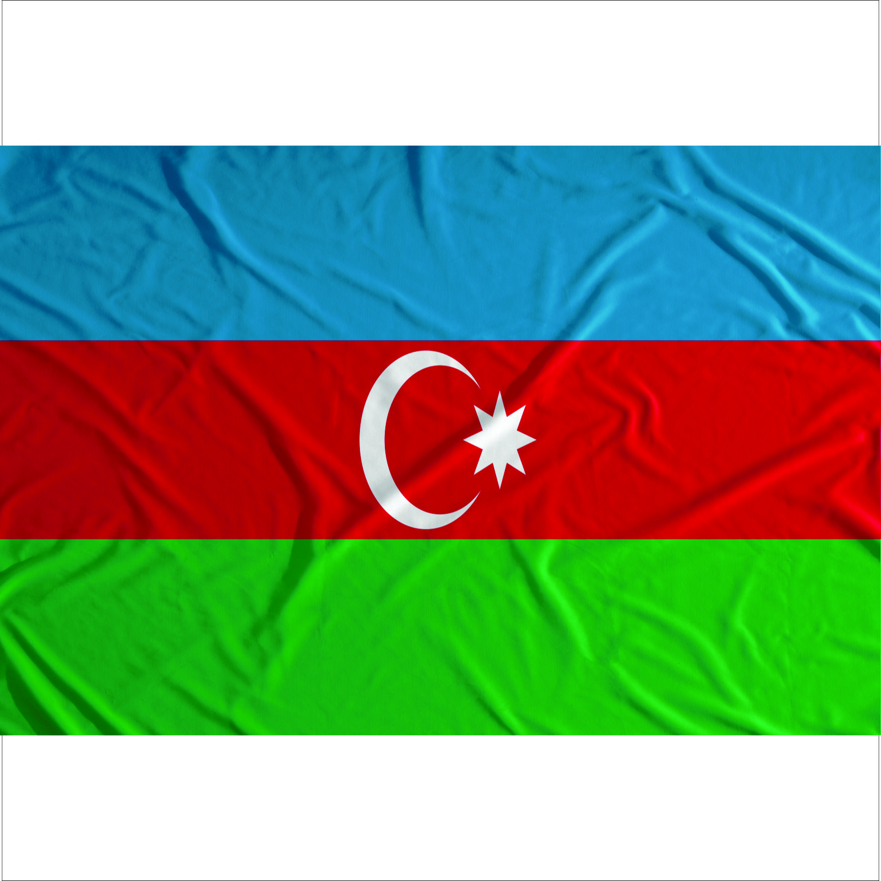 پرچم طرح آذربایجان مدل 656