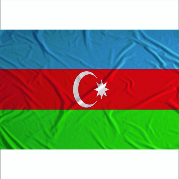 پرچم طرح آذربایجان مدل 656
