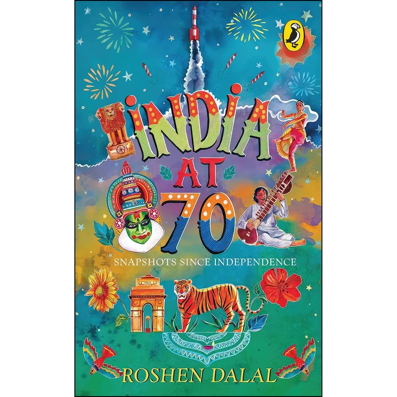کتاب India at 70 اثر Roshen Dalal انتشارات India Puffin