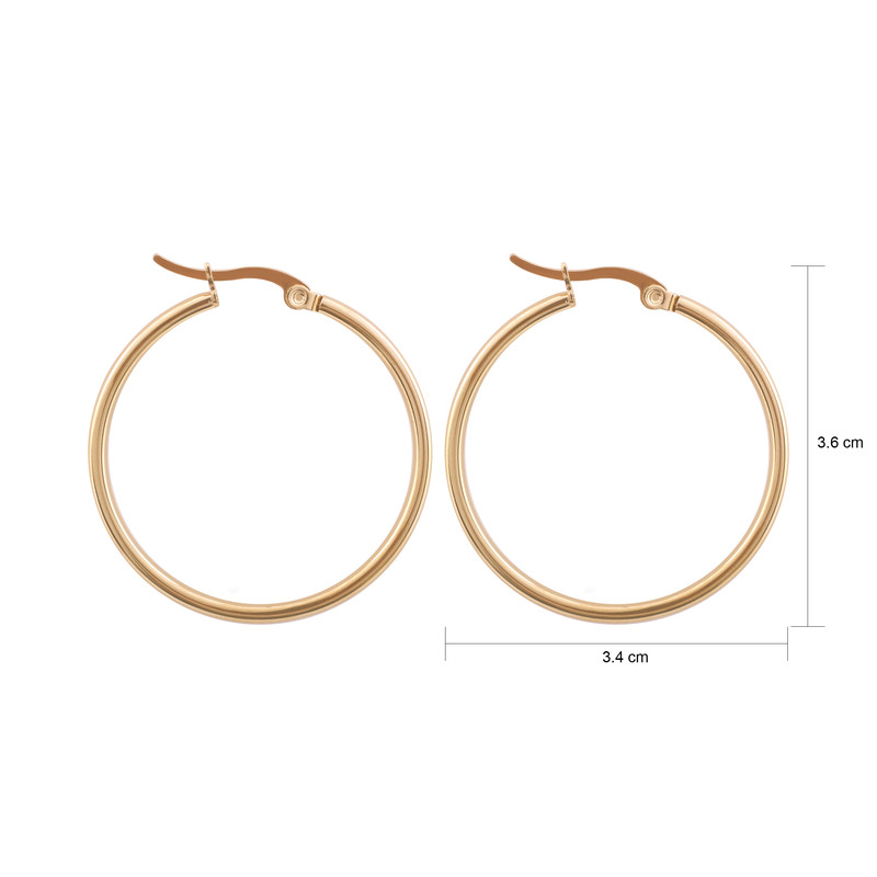 گوشواره زنانه مدل دایره کد 1226