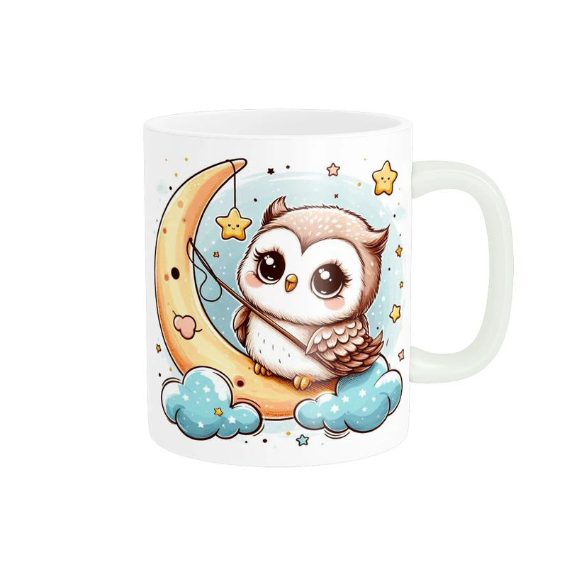  ماگ پاد آفرین طرح جغد بامزه کد 3566