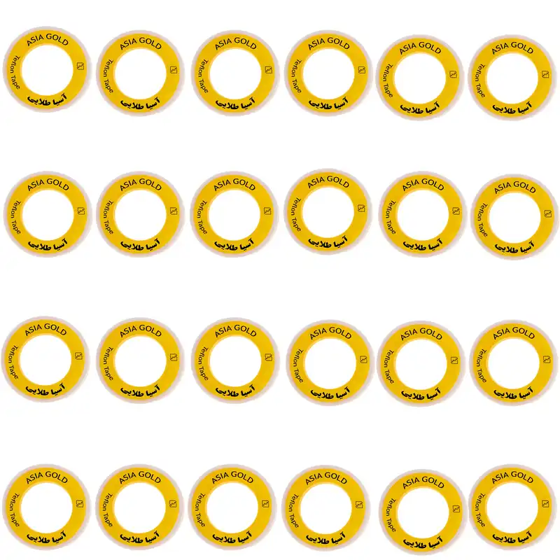 نوار تفلون آسیا طلایی مدل Asia-24 مجموعه 24 عددی