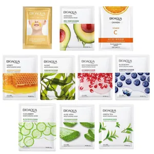 ماسک صورت بایو اکوا مدل روشن کننده وزن 25 گرم بسته 10عددی