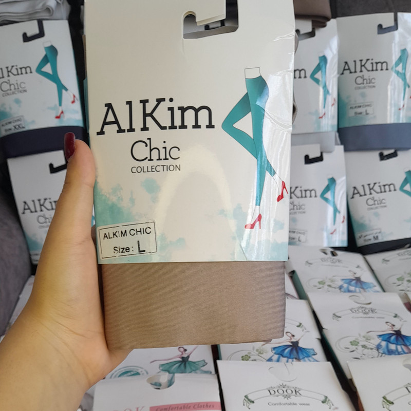 لگینگ زنانه  آلکیم شیک مدل شاینی رنگ بژ