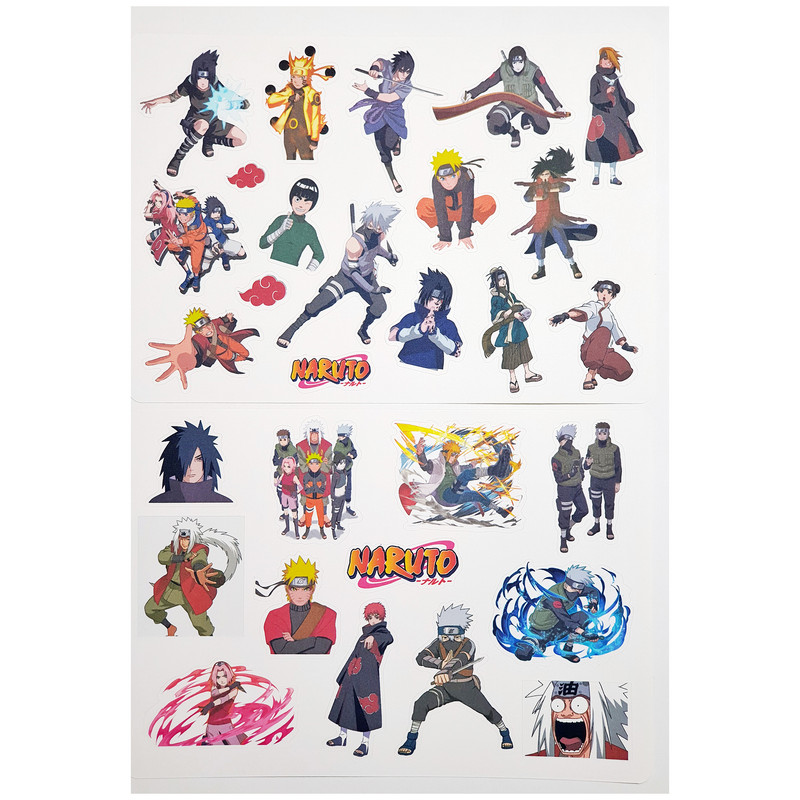 برچسب مدل NARUTO 2 طرح انیمه ناروتو کد 22 بسته 2 عددی