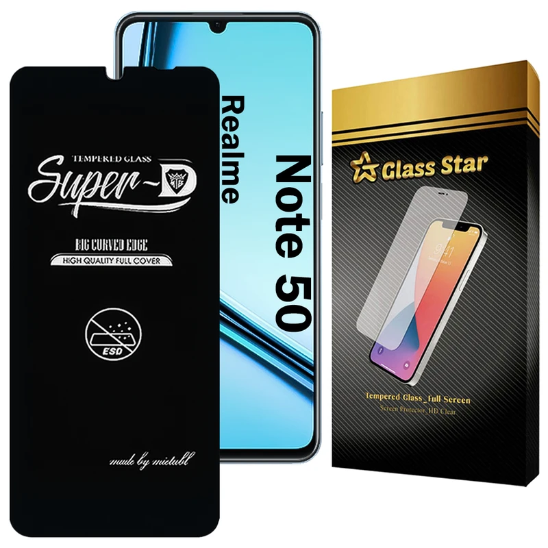 محافظ صفحه نمایش گلس استار مدل SUPERDNS مناسب برای گوشی موبایل ریلمی Note 50
