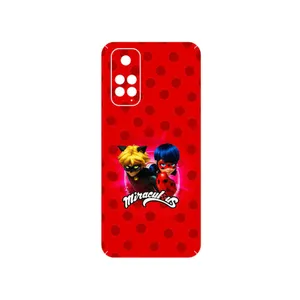 MAHOOT Ladybug and Cat Noir Cover Sticker for Xiaomi Redmi Note 11
