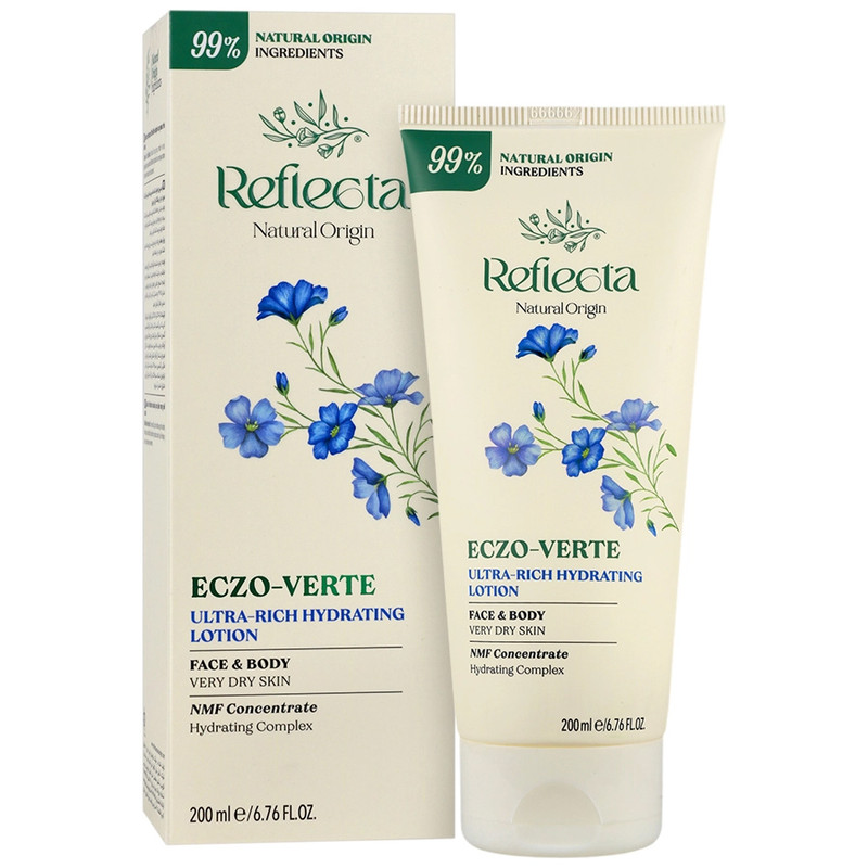 لوسیون مرطوب کننده بدن رفلکتا مدل Eczo Verte مناسب برای پوست خشک حجم 200 میلی لیتر