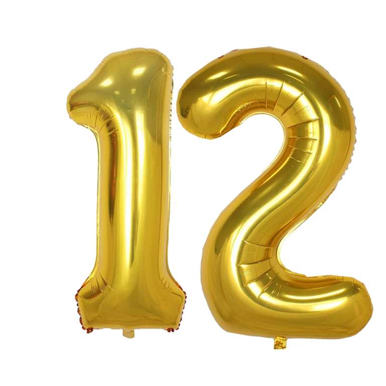 بادکنک فویلی سورتک مدل 12 بسته دو عددی