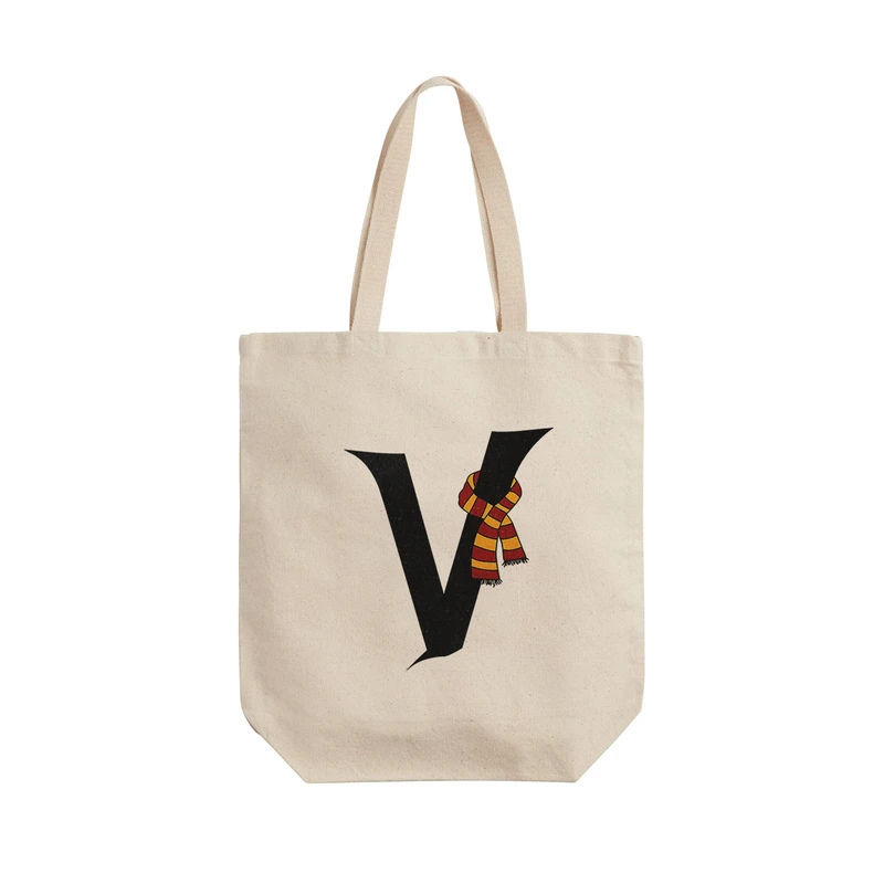 ساک خرید ترمه طراحان ایده مدل حرف V هری پاتر کد cfp3051 - L