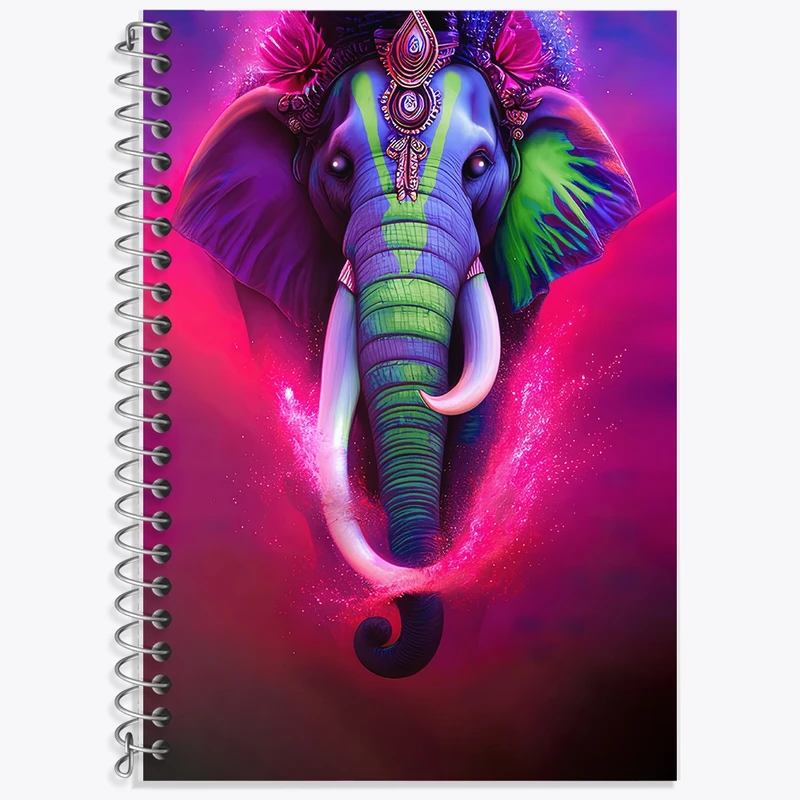 دفتر لغت 50 برگ خندالو طرح فیل کد F2081