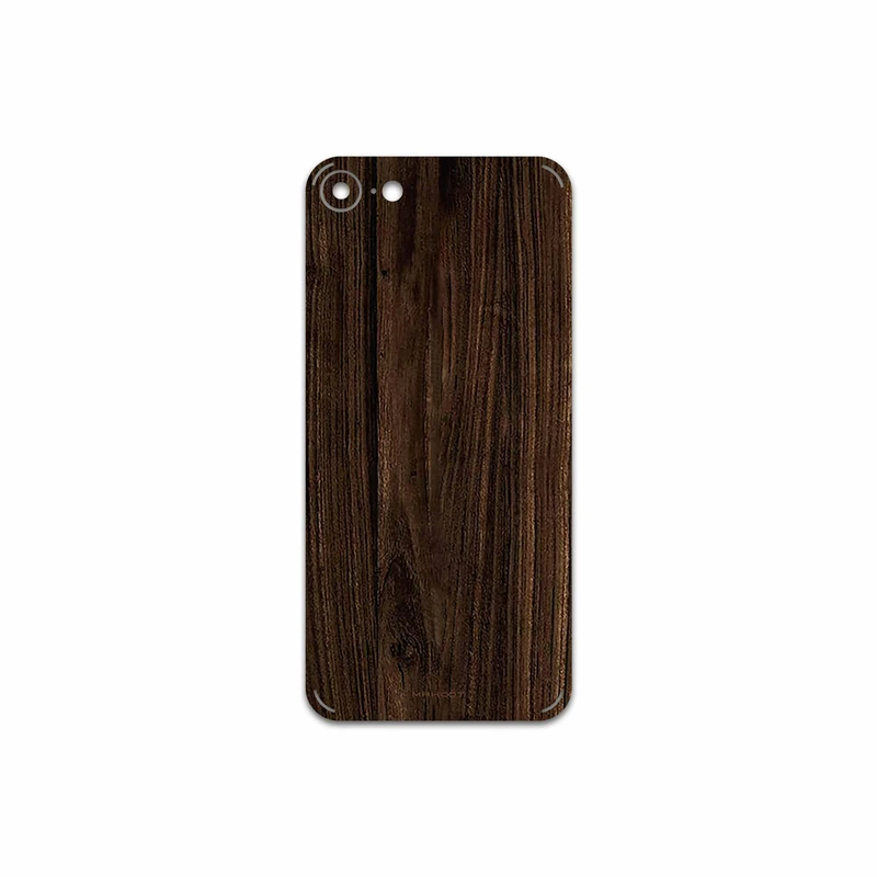 برچسب پوششی ماهوت مدل Dark Walnut Wood مناسب برای گوشی موبایل اپل iPhone 7