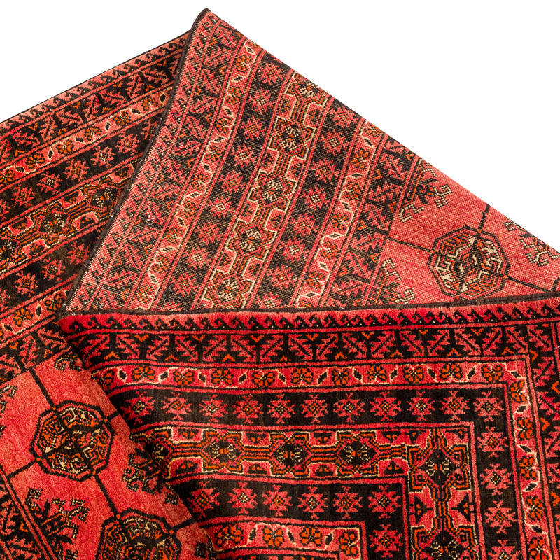 فرش دستبافت سه متری مدل نقشه بلوچ  کد 33.1844