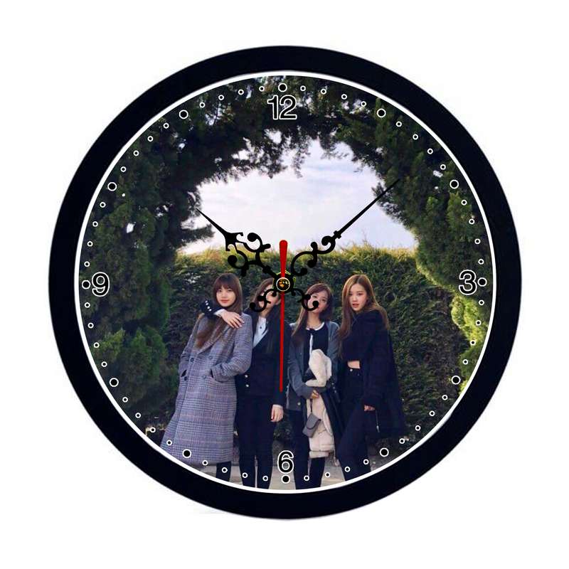 ساعت دیواری مدل Black pink کد s-128