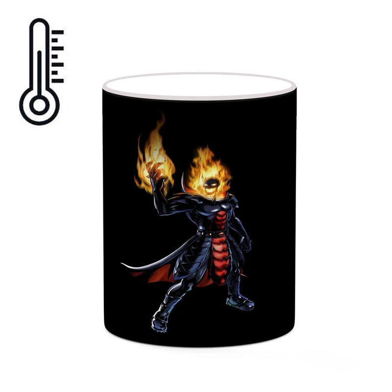 ماگ حرارتی کاکتی مدل گوست رایدر Ghost Rider کد mgh38748