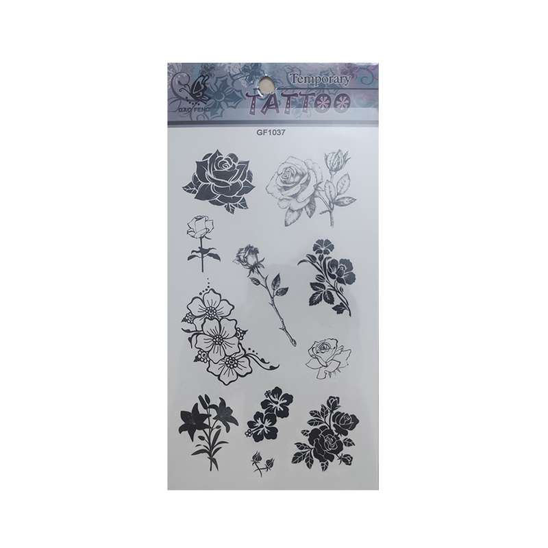 تتو موقت طرح گل کد 10