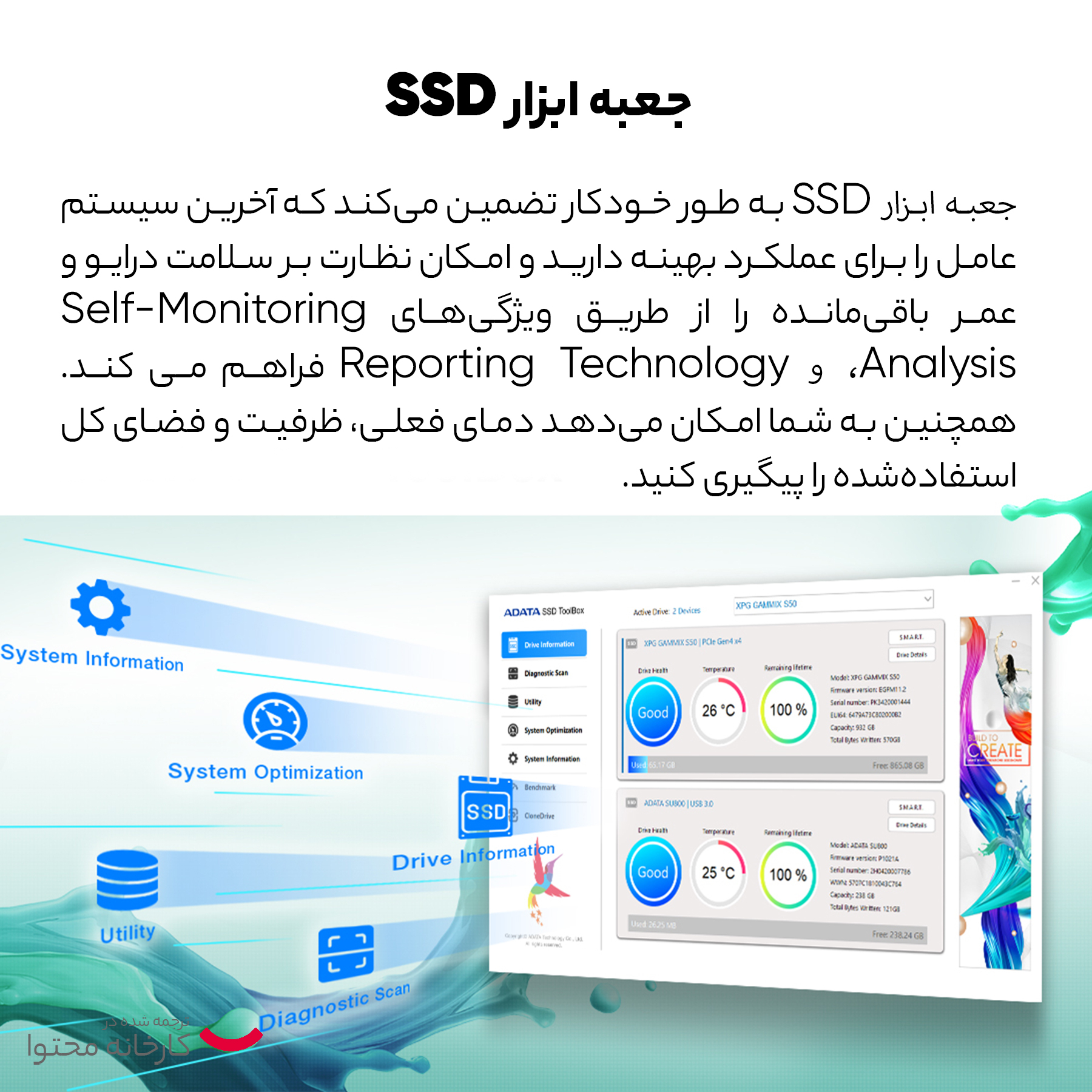 اس اس دی اینترنال ای دیتا مدل LEGEND 700 ظرفیت 512 گیگابایت