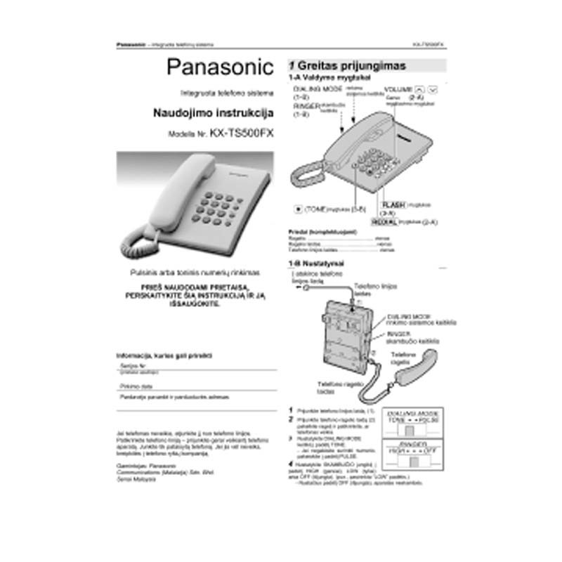 تلفن پاناسونیک مدل KX-TS500FX