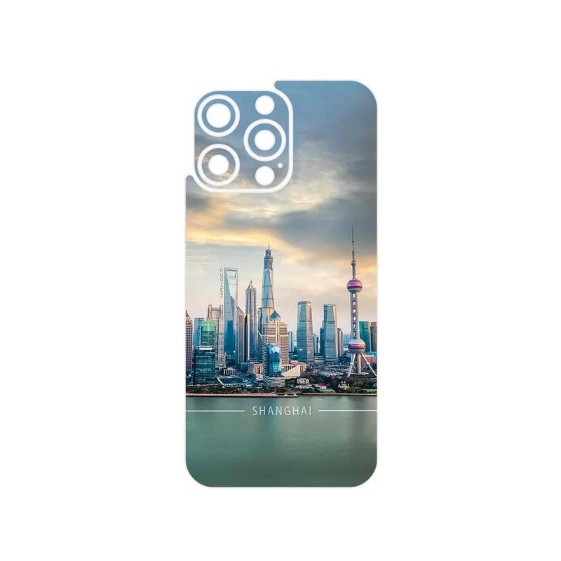 برچسب پوششی ماهوت مدل Shanghai_City مناسب برای گوشی موبایل اپل iPhone 15 Pro Max