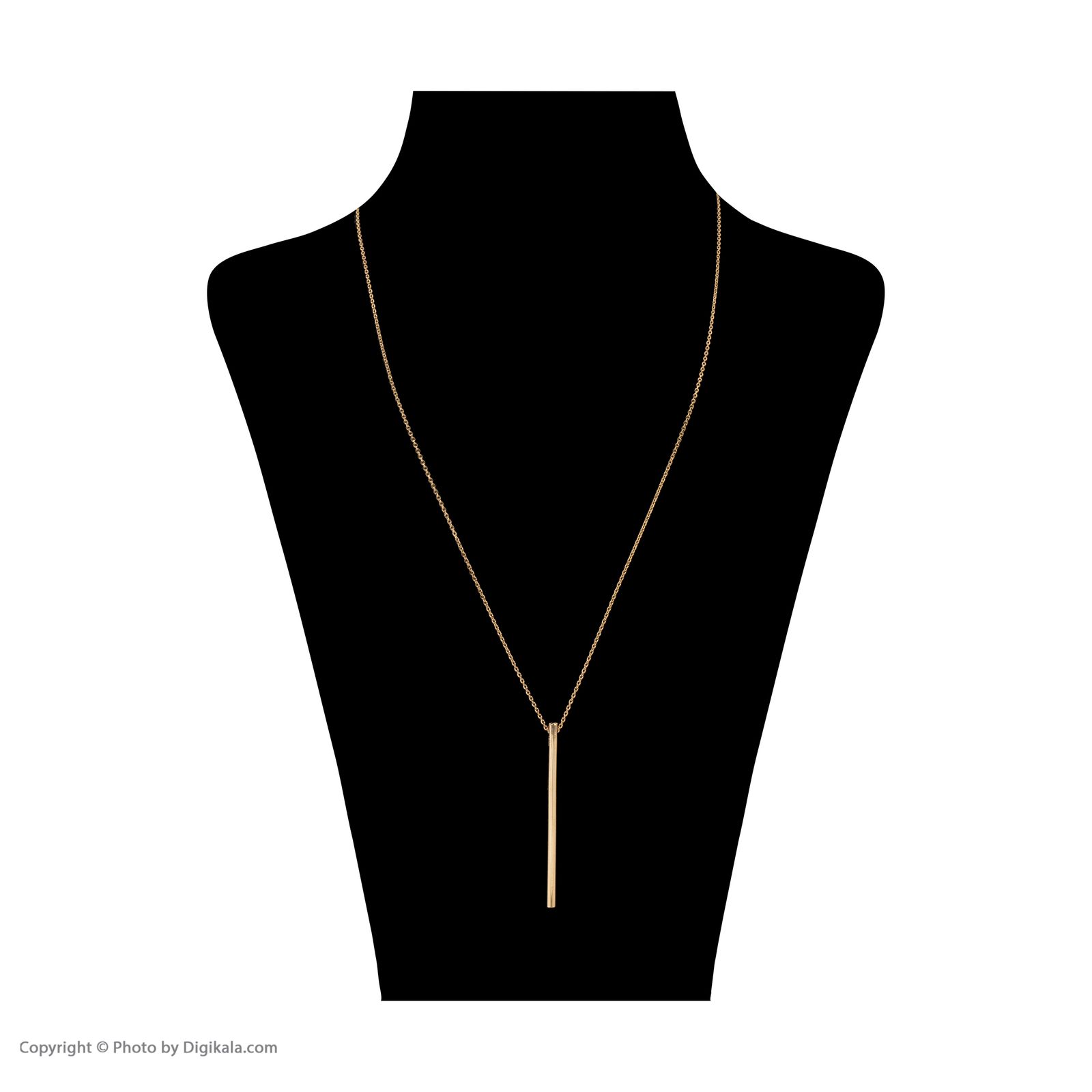گردنبند طلا 18 عیار زنانه سنجاق مدل X059704 -  - 2