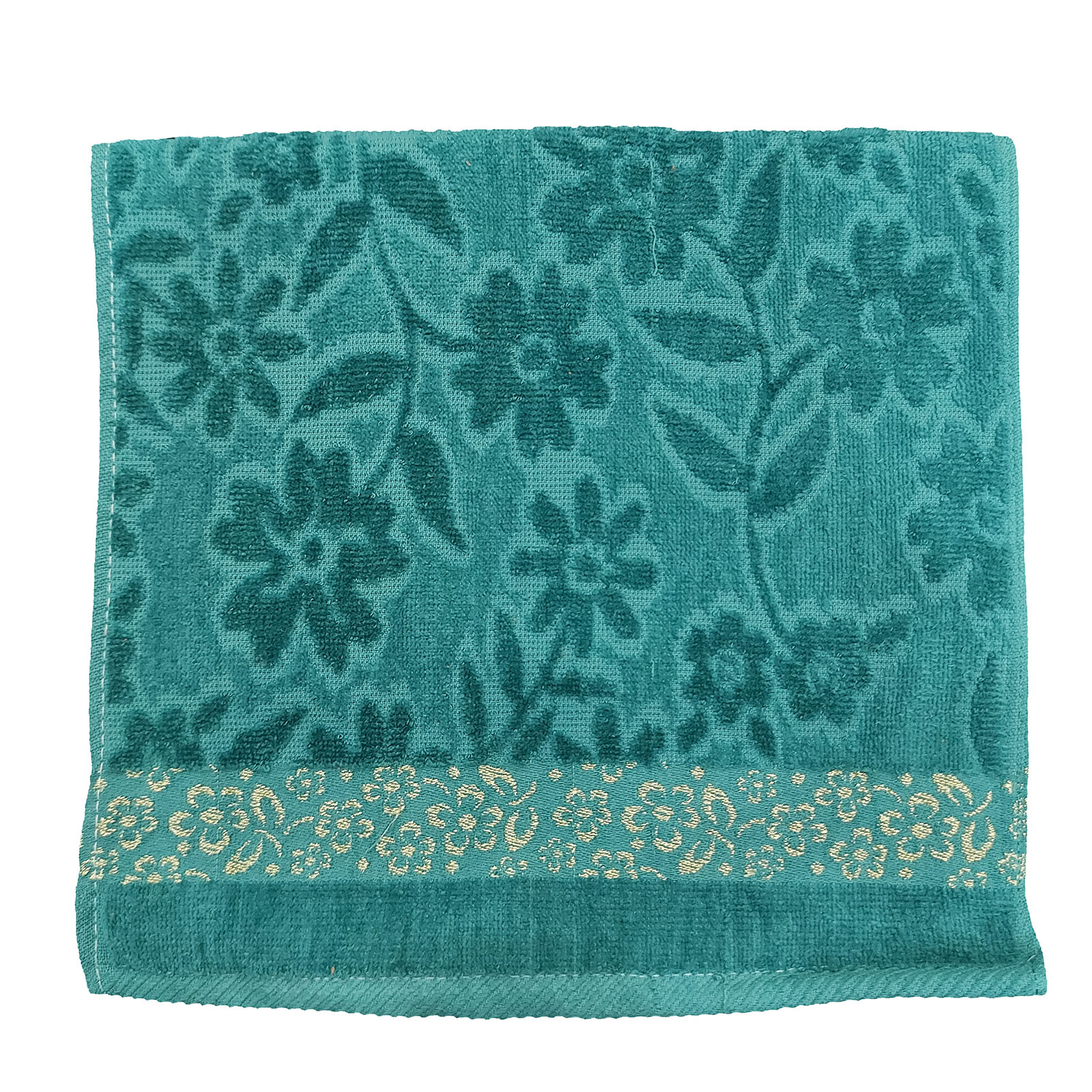  حوله دستی مدل گل سایز 30x60 سانتی متر