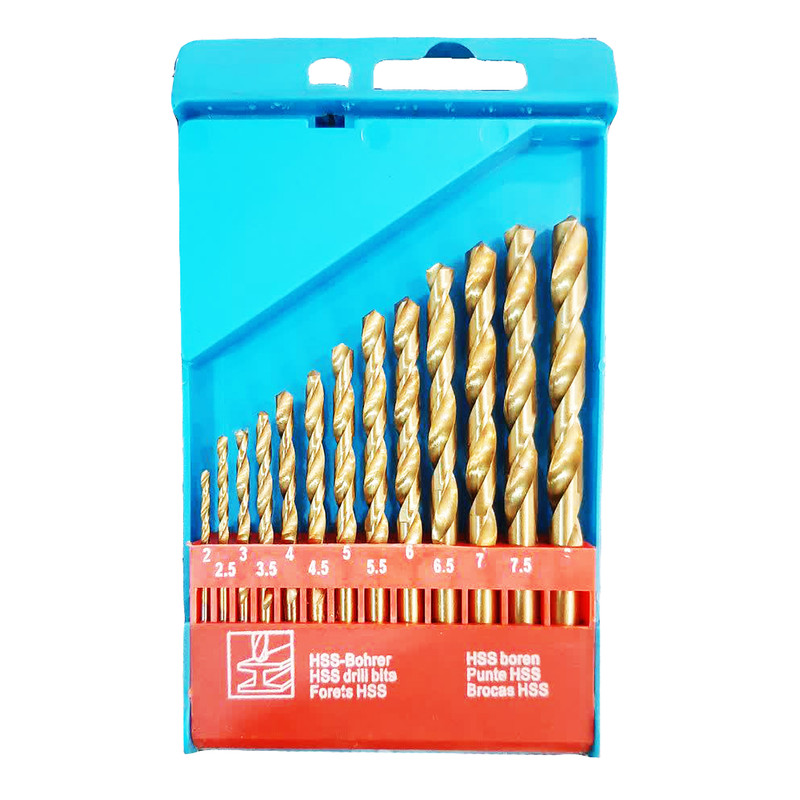 مجموعه 13 عددی مته قاب دار اهن ال ایکس مدل HSS 2-8 mm