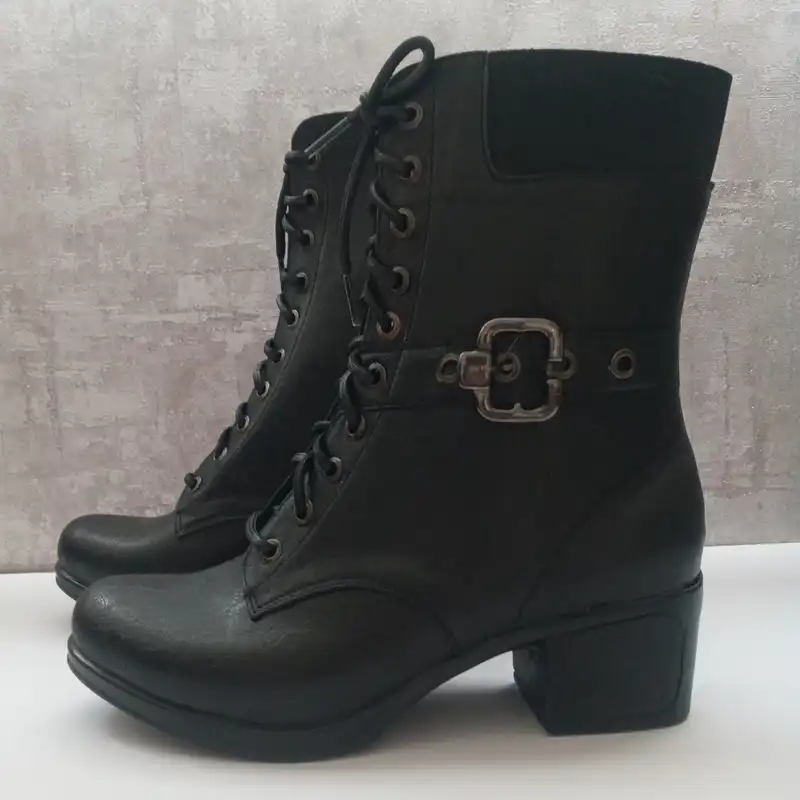 نیم بوت زنانه مدل سربازی