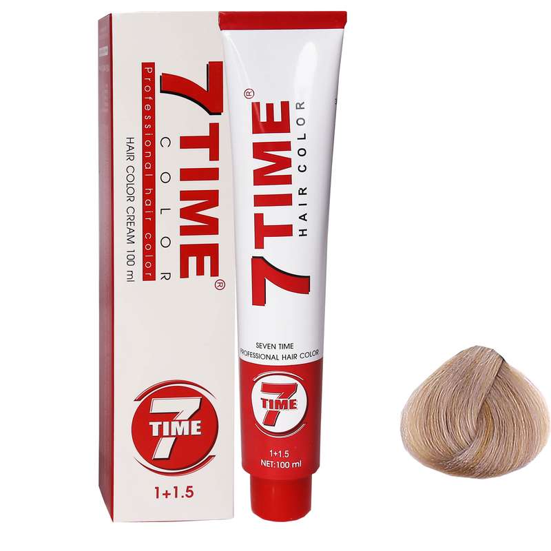 رنگ مو سون تایم شماره M.9 سری زیتونی حجم 100 میلی لیتر رنگ بلوند زیتونی خیلی روشن