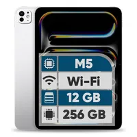 تبلت ۱۱ اینچ اپل مدل IPad Pro 2025 M5 Wi-Fi ظرفیت 256 گیگابایت و رم 12 گیگابایت، رزولوشن دوربین 12 مگاپیکسل، پشتیبانی از قلم و کیبورد 