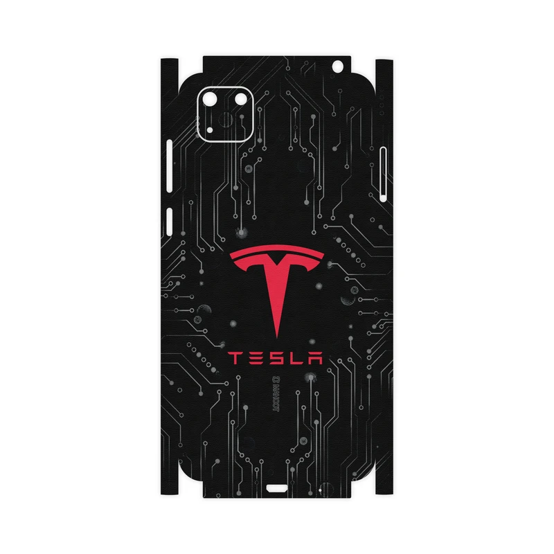 برچسب پوششی ماهوت مدل TESLA-Motors-FullSkin مناسب برای گوشی موبایل هوآوی Y5P