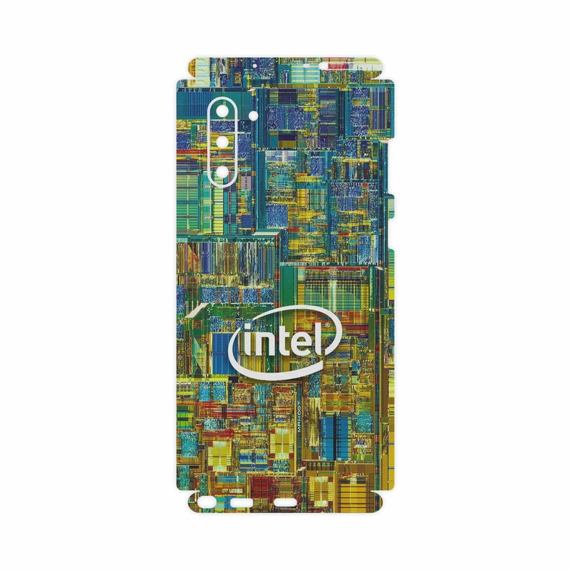 برچسب پوششی ماهوت مدل Intel Brand-FullSkin مناسب برای گوشی موبایل سامسونگ Galaxy Note 10
