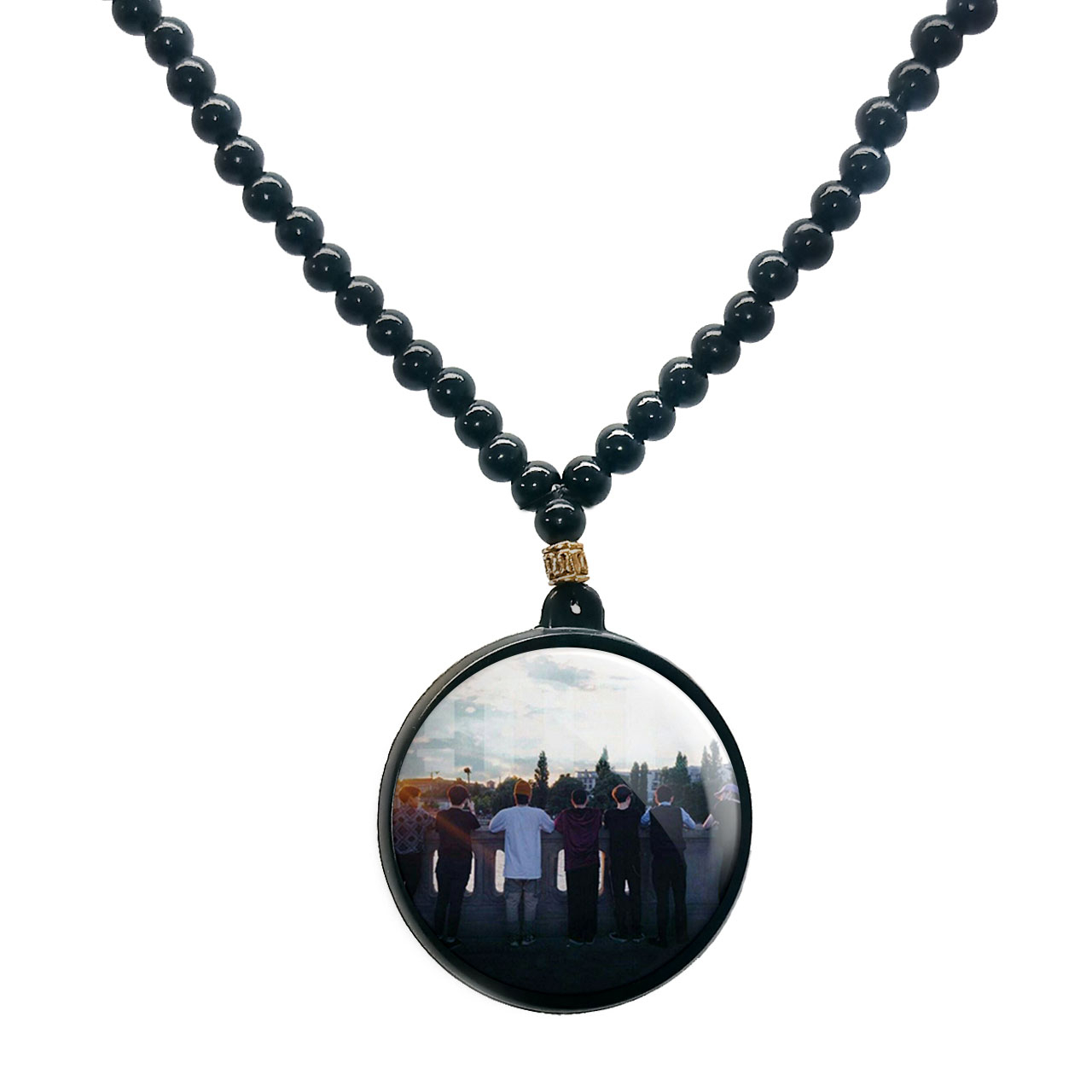 گردنبند پرمانه طرح GOT7 کد pmd.19078مدل دو طرفه