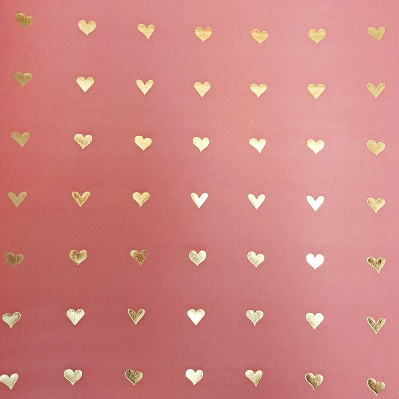 کاغذ کادو مدل قلب کد pnk بسته 3 عددی