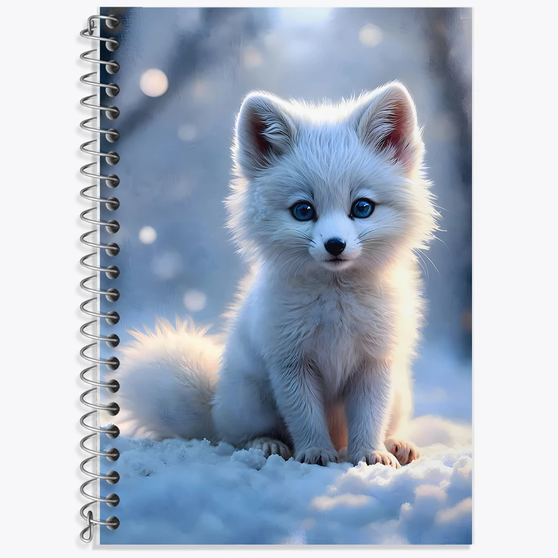 دفتر لغت 50 برگ خندالو طرح روباه سفید کد N3885