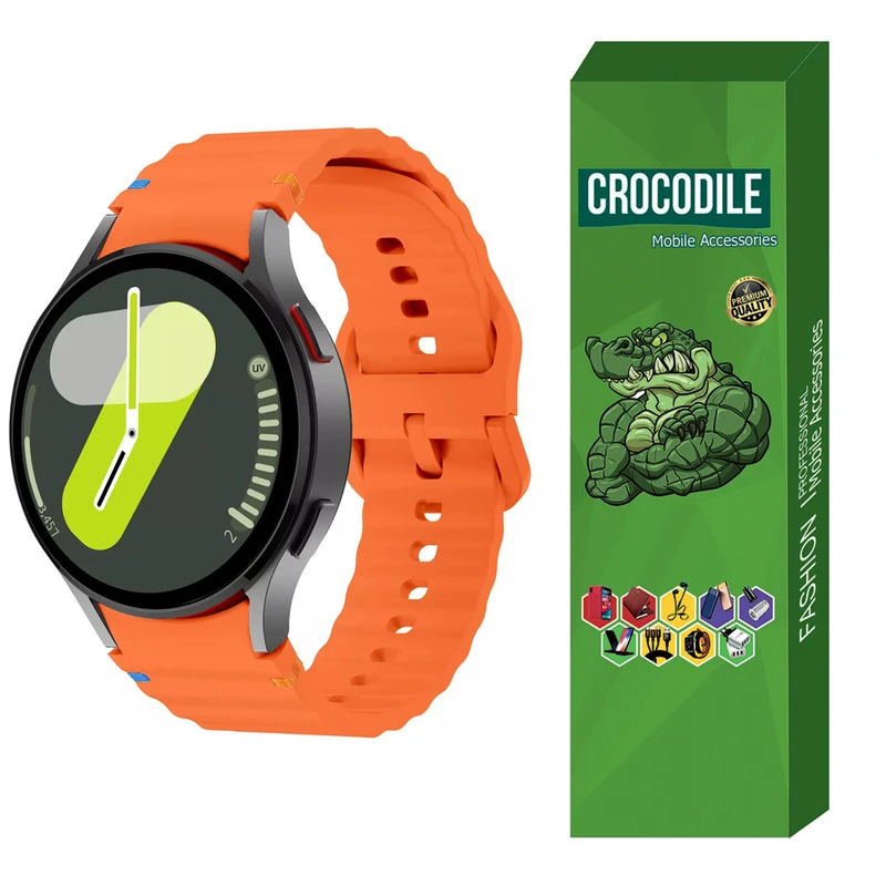 بند کروکودیل مدل W7-Sport مناسب برای مچ بند هوشمند سامسونگ Watch 4 Classic