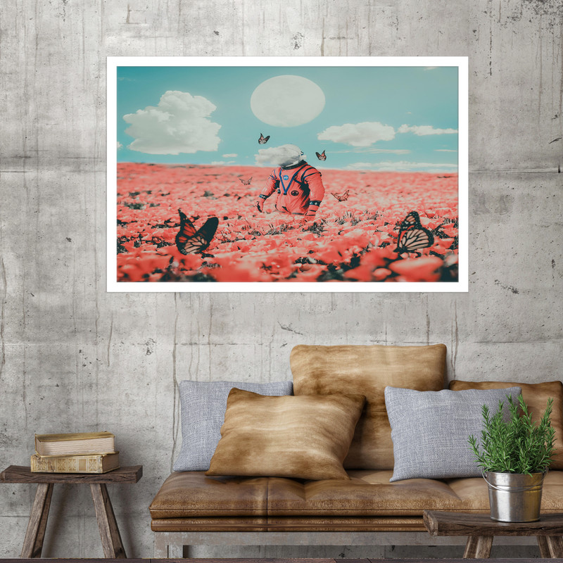 تابلو نوری بکلیت طرح فضانورد مدل W-MO1698