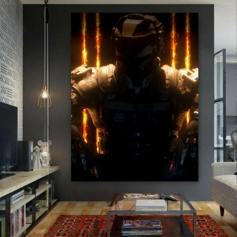 پوستر دیواری طرح گیم CALL OF DUTY مدل SDT1031