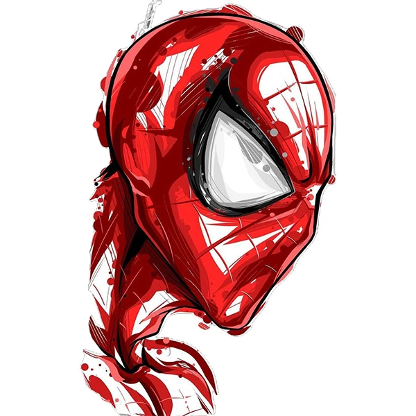 استیکر پارچه و لباس پاد آفرین طرح مرد عنکبوتی کد 3537